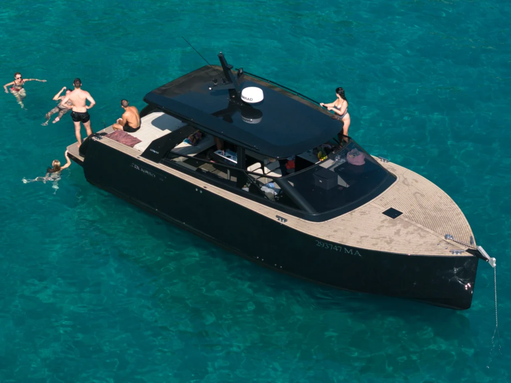 Colnago 38 OPEN in the turquoise Adriatic