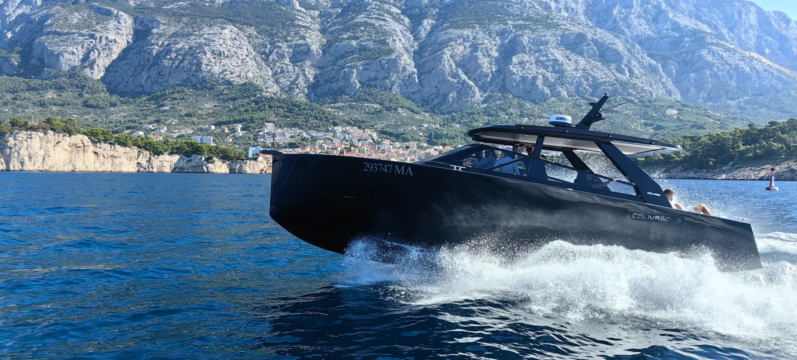 Colnago 38 OPEN with Palladium rent a boat Makarska