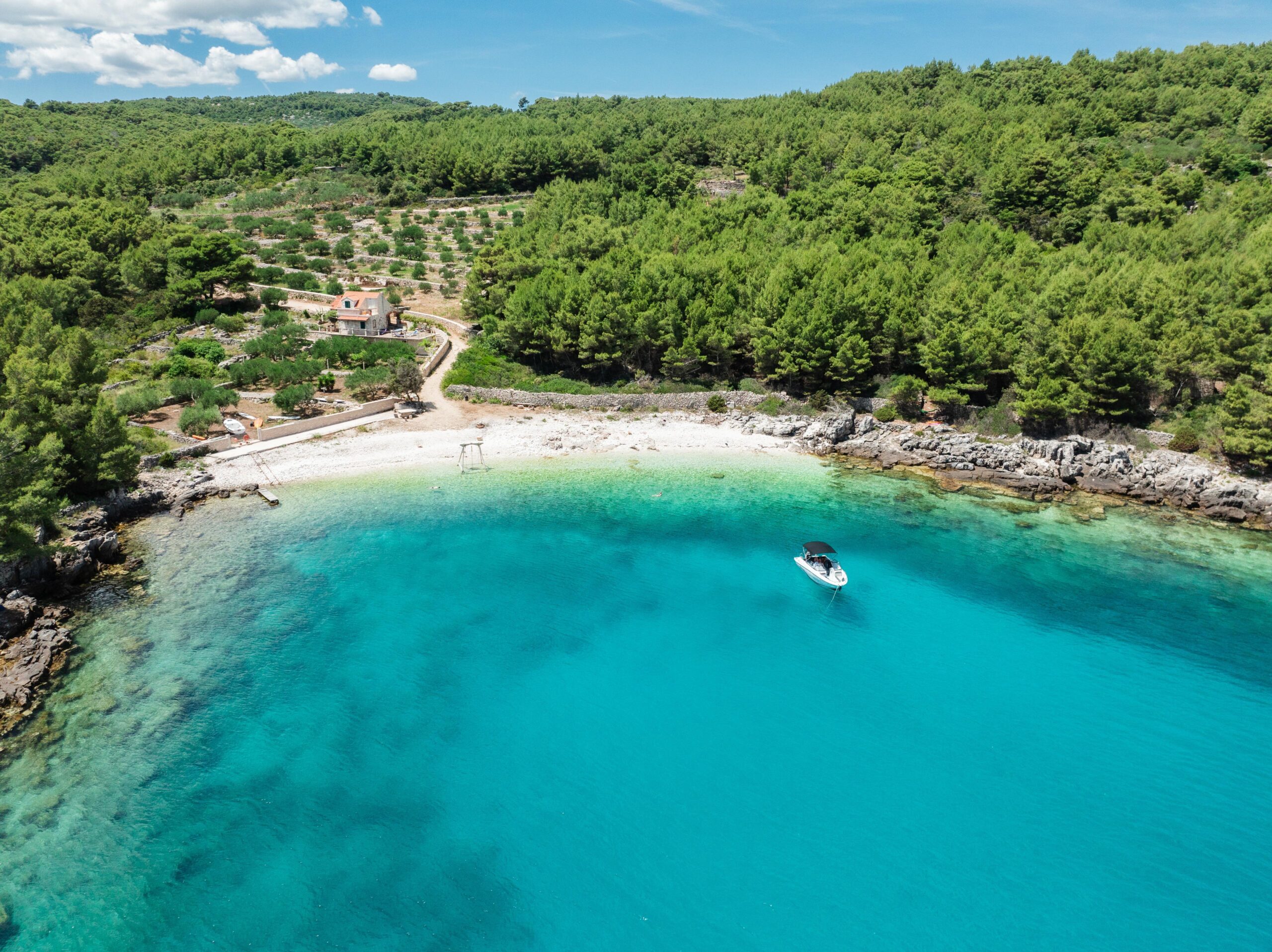 Puntica Bay on the island of Brač