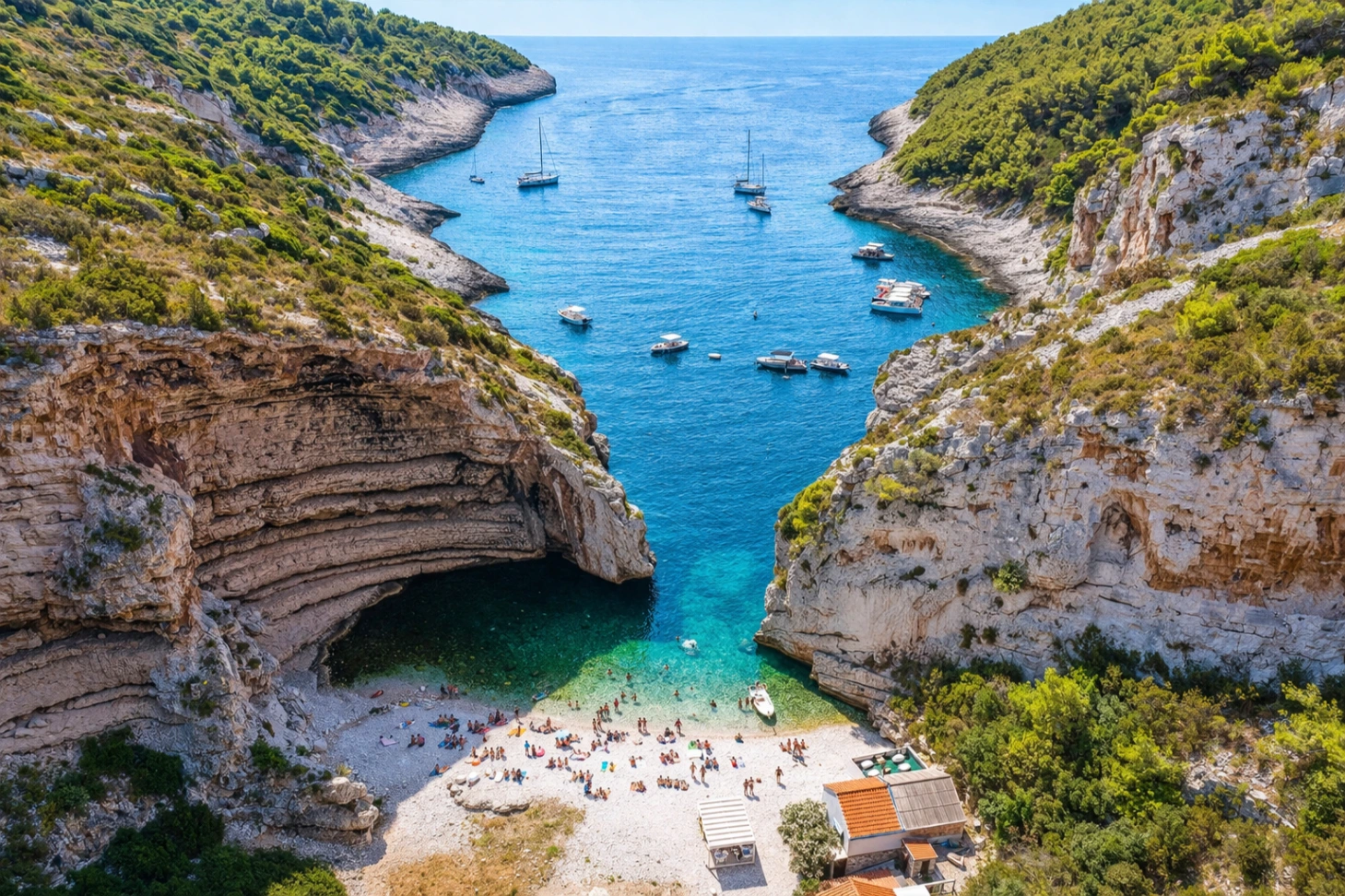 Mala Stiniva Bay, Vis Island